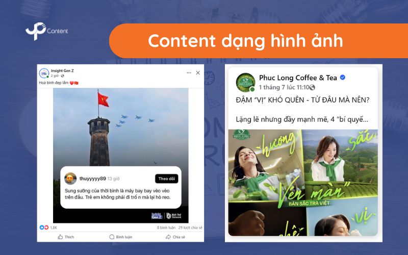 Các dạng content - content dạng hình ảnh