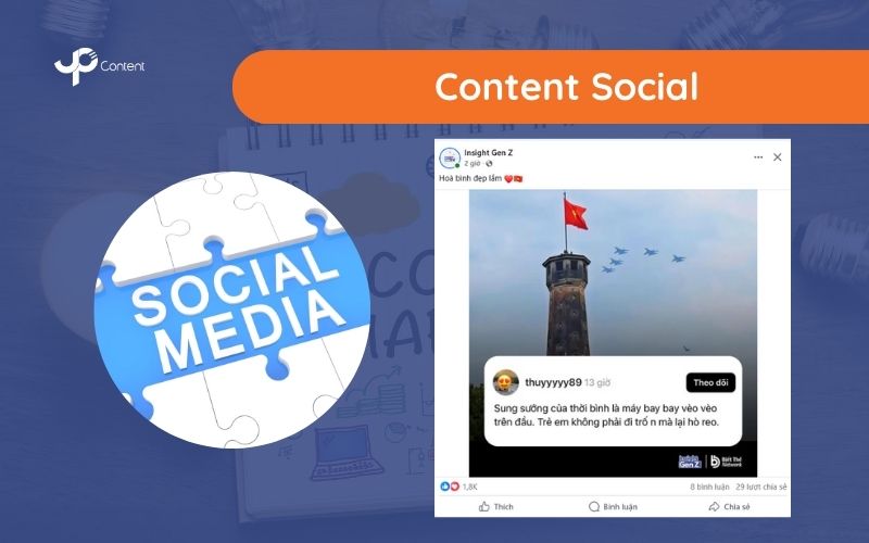 Các dạng content - content social