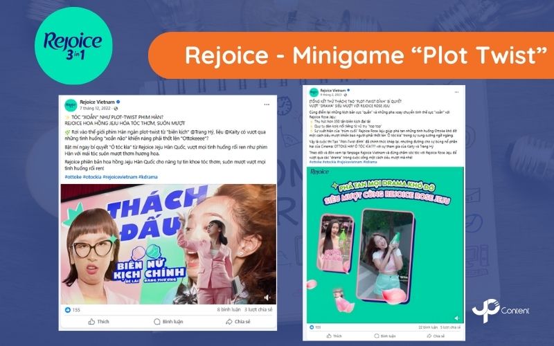 Ví dụ về các loại content marketing - Rejoice