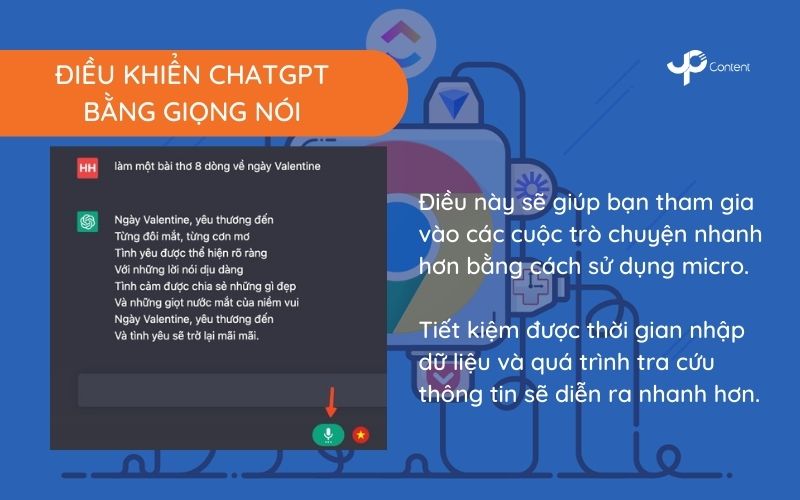 Điều khiển Chat GPT bằng giọng nói