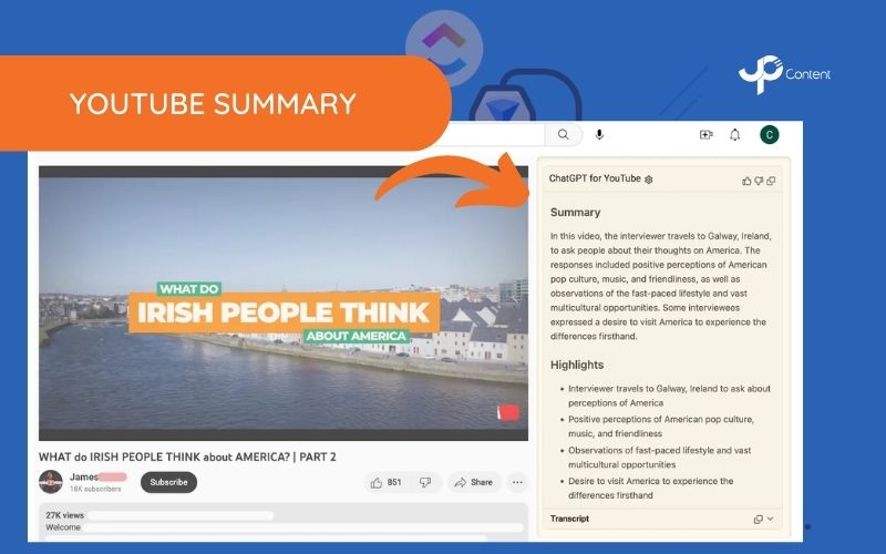youtube summary