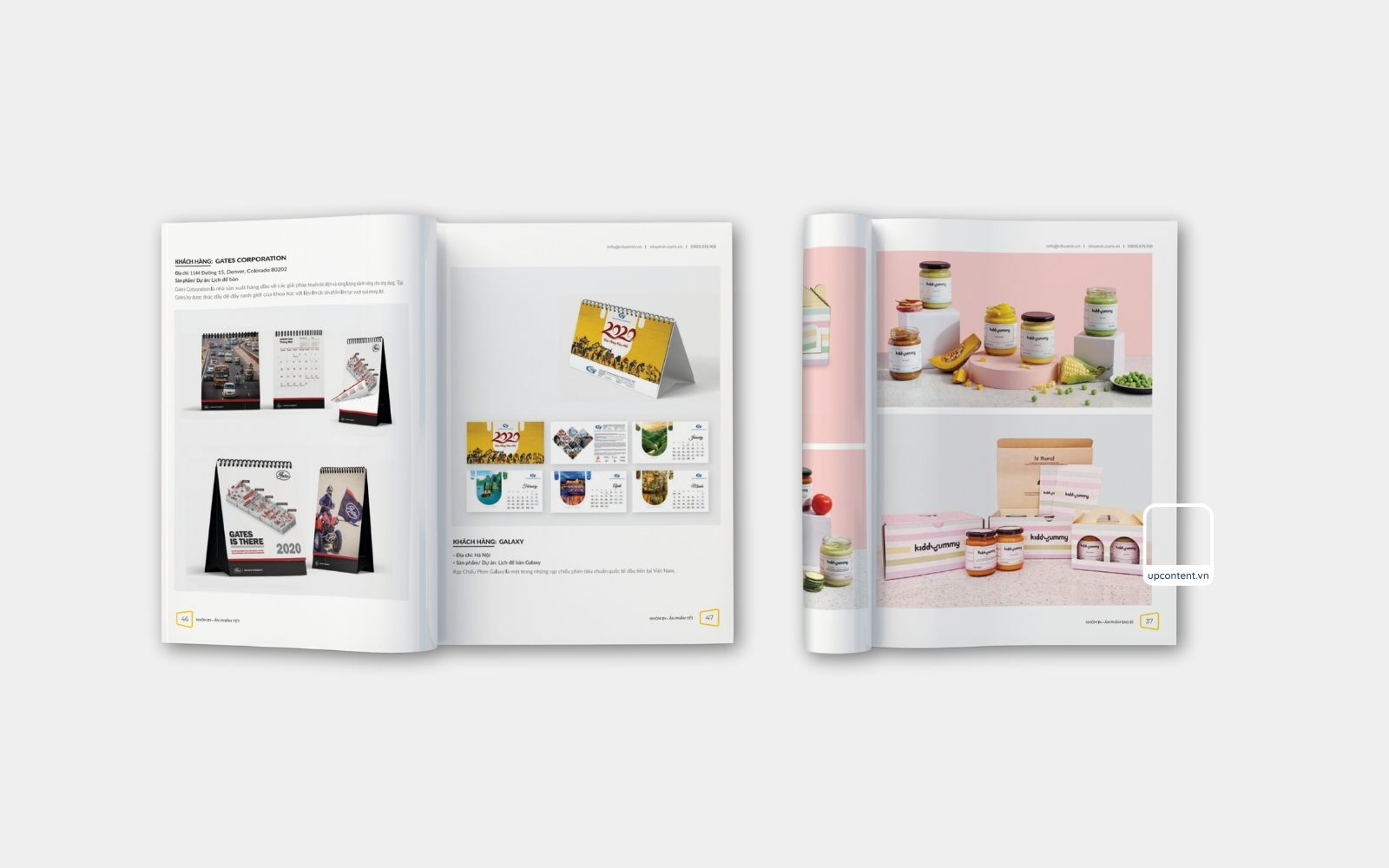 3 trang mẫu profile năng lực công ty in ấn