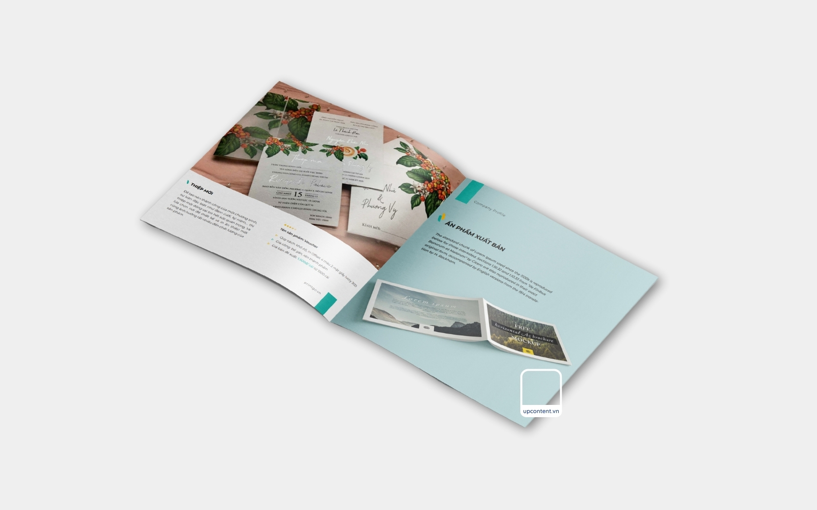 2 trang mẫu profile năng lực công ty in ấn phẩm truyền thông