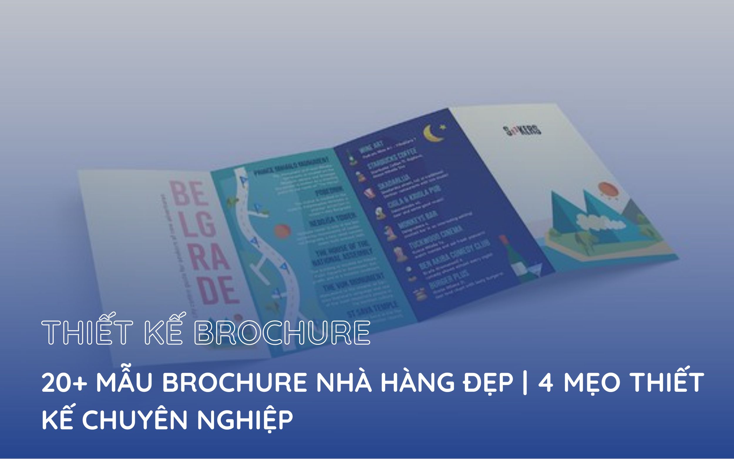 Brochure nhà hàng