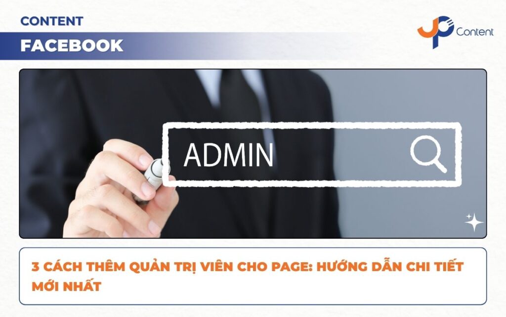 cách thêm quản trị viên cho page