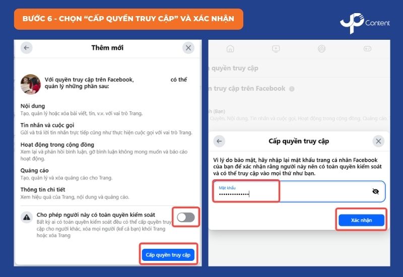 cách thêm quản trị viên cho page trên máy tính bước 6