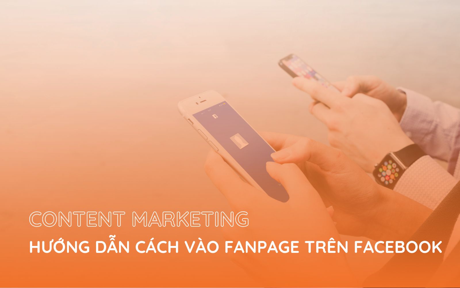 cách vào fanpage trên facebook