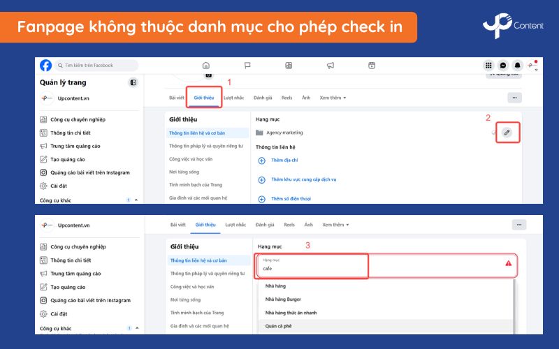 Khắc phục lỗi 2 fanpage không check in được