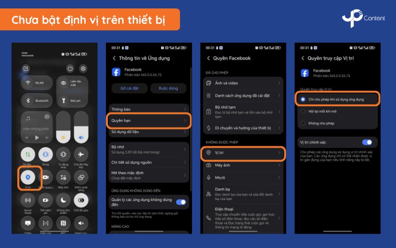 Khắc phục lỗi 5 fanpage không check in được