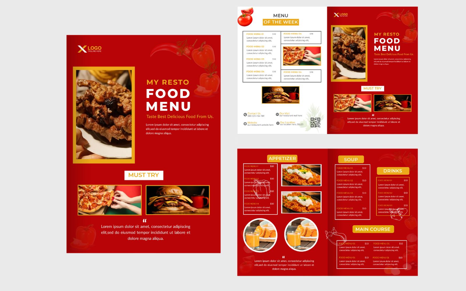 Brochure sự kiện ẩm thực 01