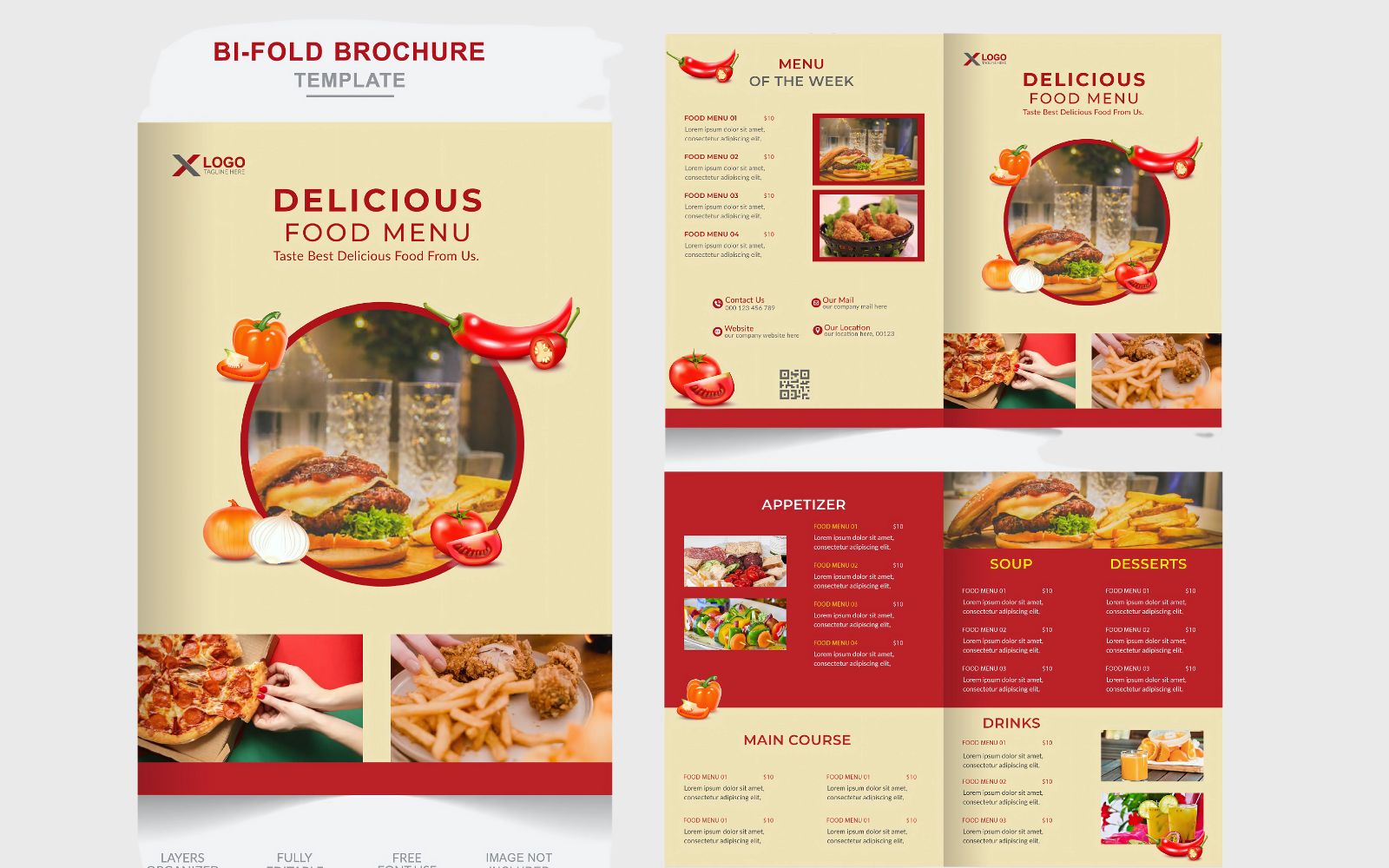 Brochure sự kiện ẩm thực 02