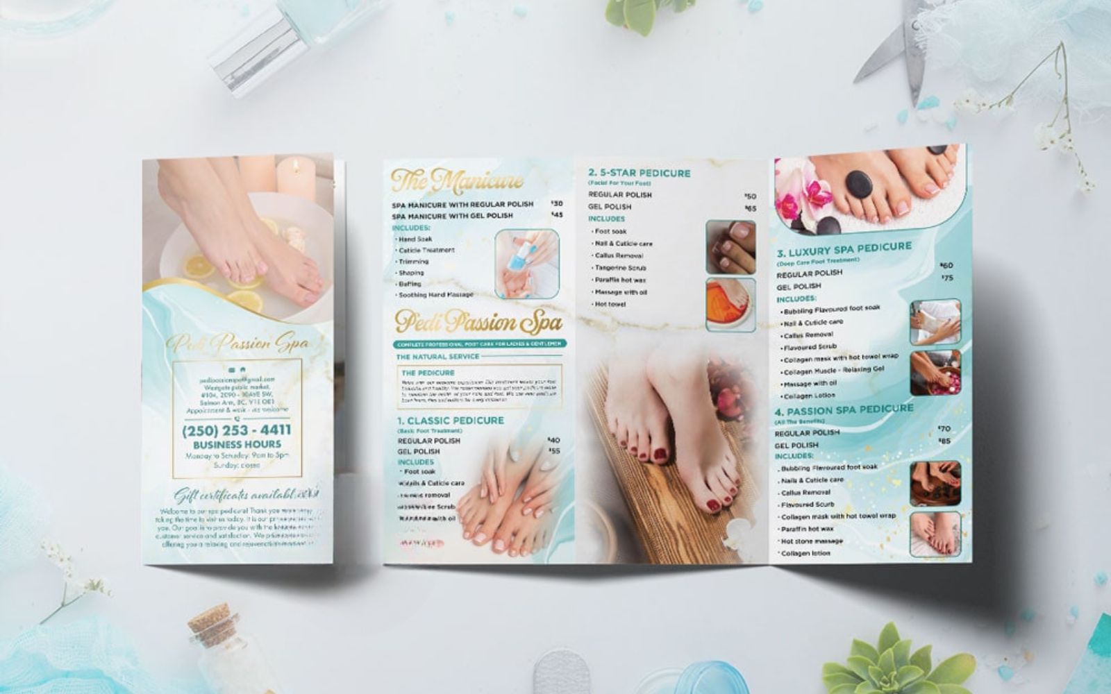 Mẫu brochure nails đẹp 02