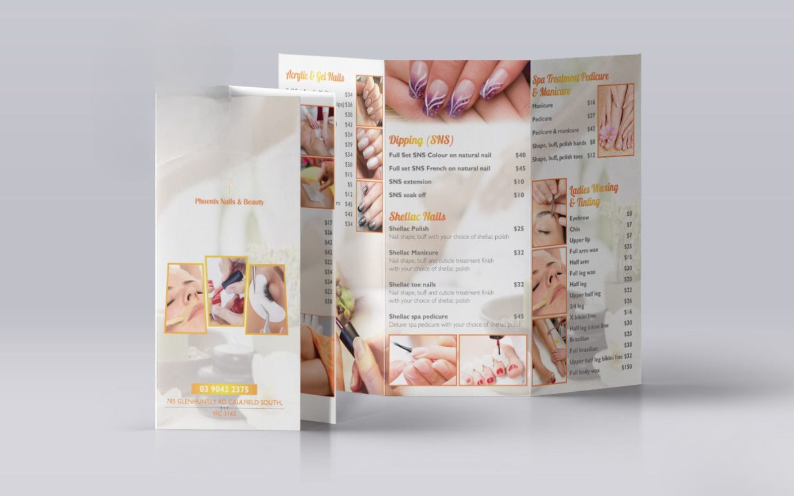 Mẫu brochure nails đẹp 03