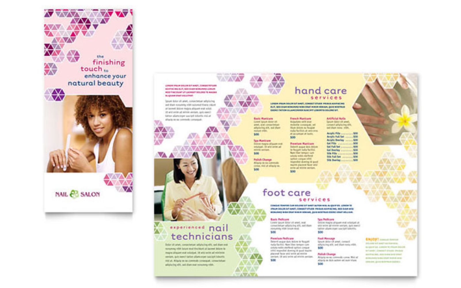 Mẫu brochure nails thu hút 02