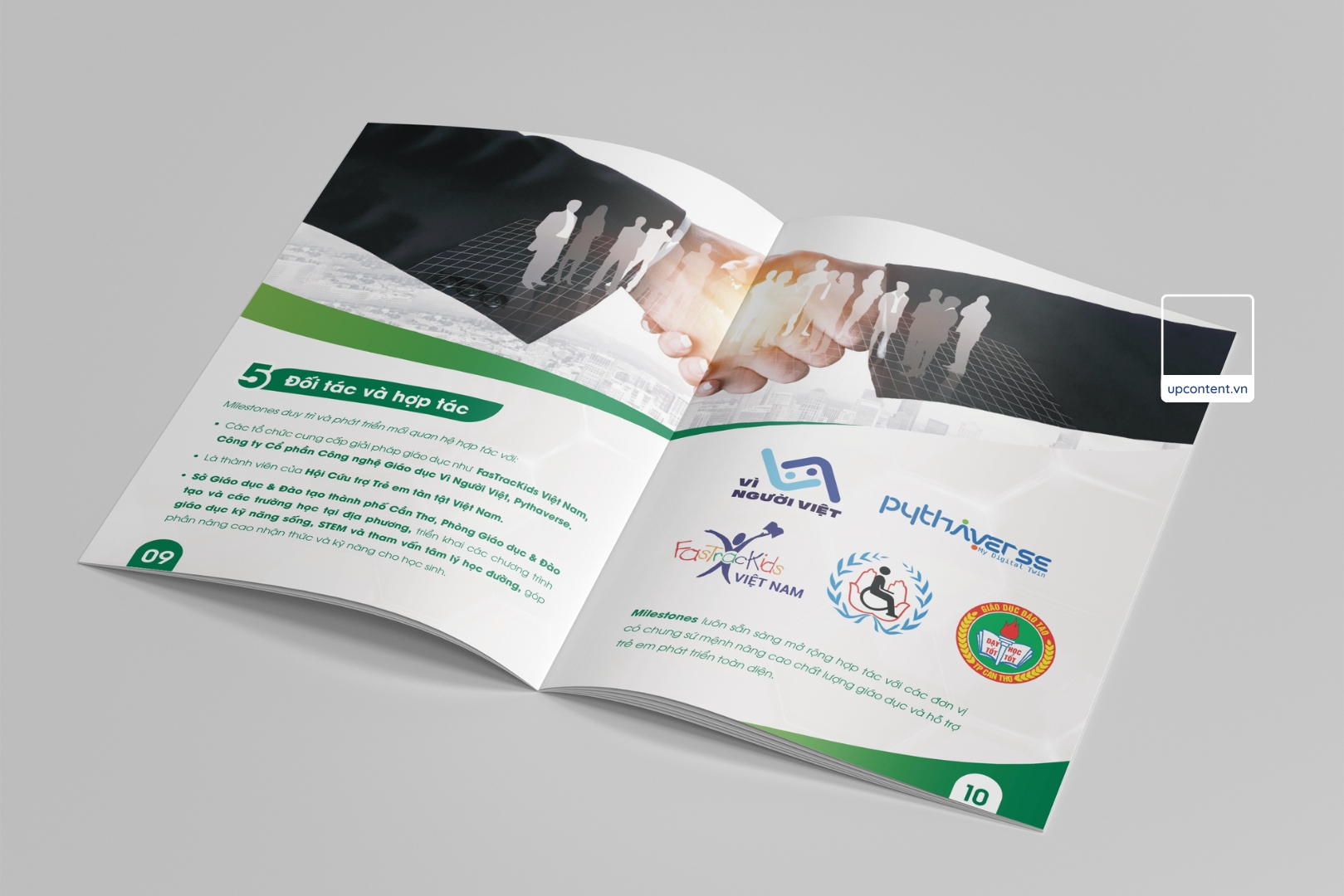 Hồ sơ năng lực công ty giáo dục Milestones