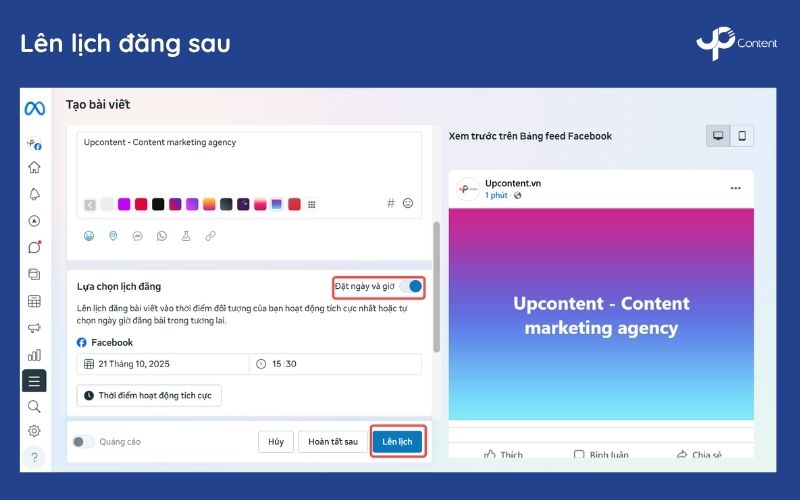 Cách đăng status kèm ảnh bước 3
