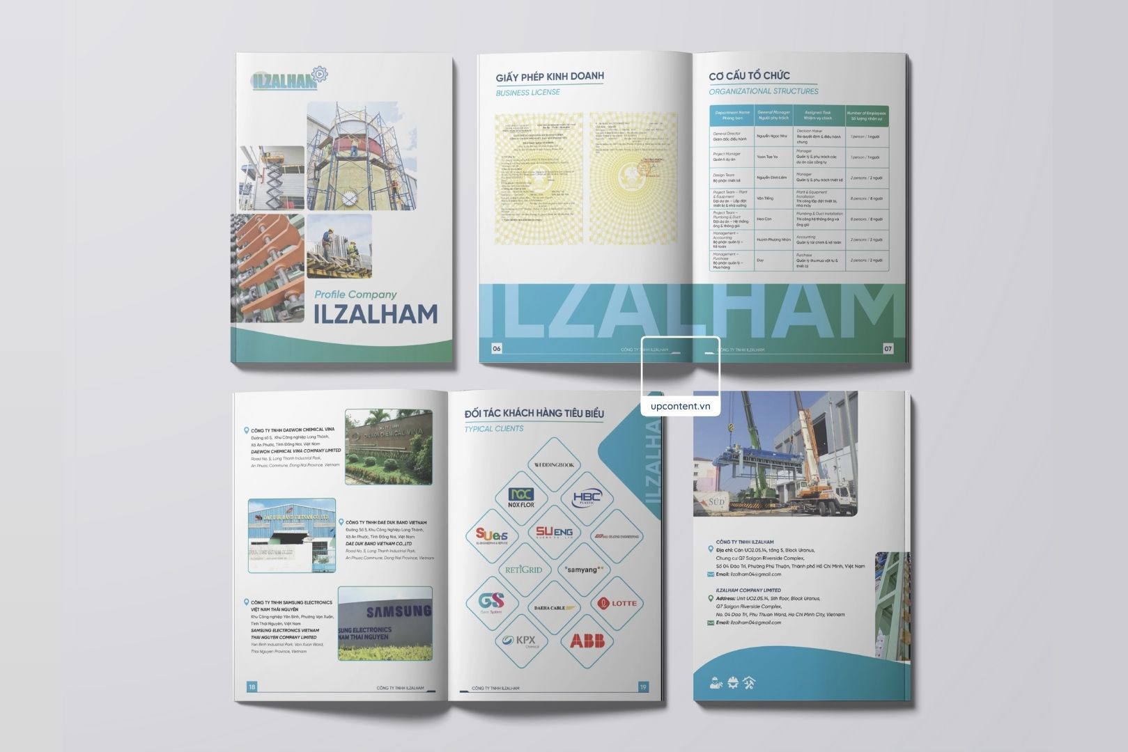 Mẫu profile công ty chuyên nghiệp