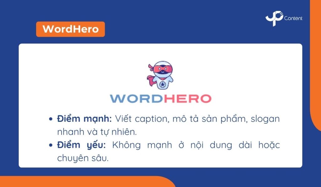 AI viết content WordHero