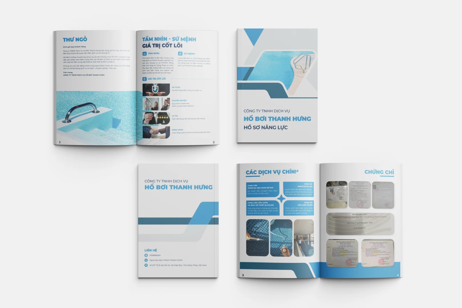 Profile công ty hồ bơi Thanh Hung