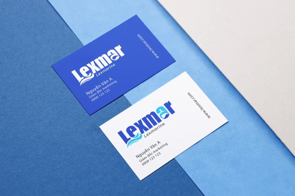 Thiết kế logo công ty tư vấn hàng hải Lexmar