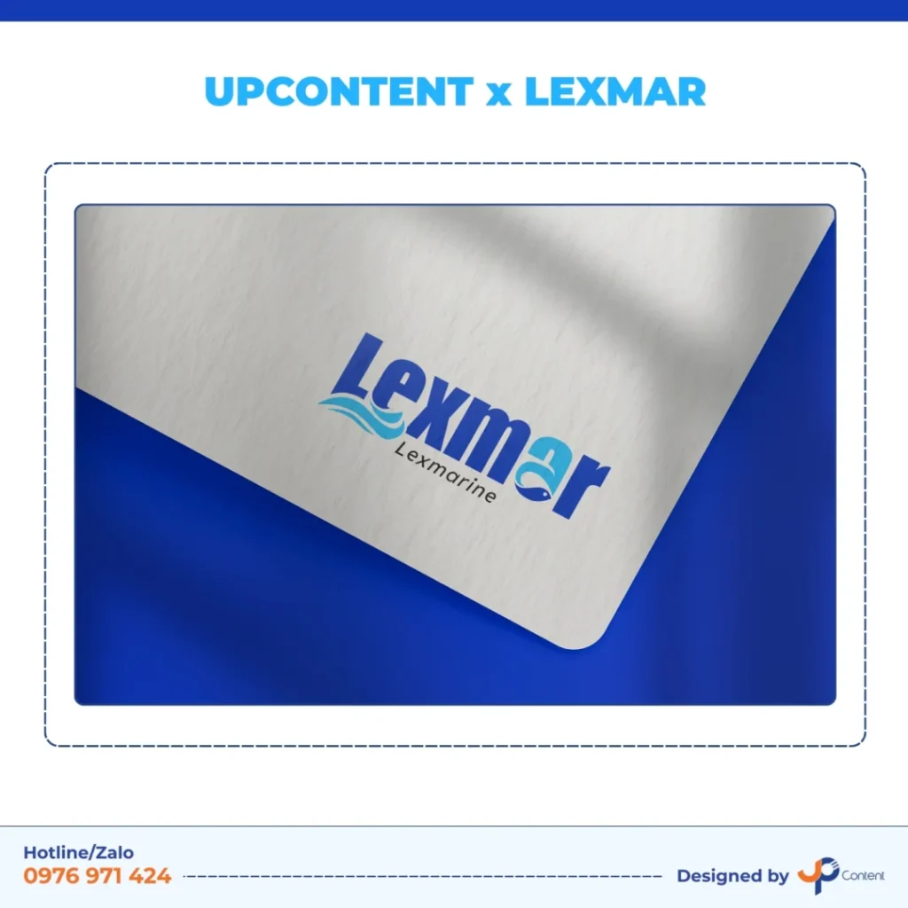 Option 1 thiết kế logo công ty Lexmar