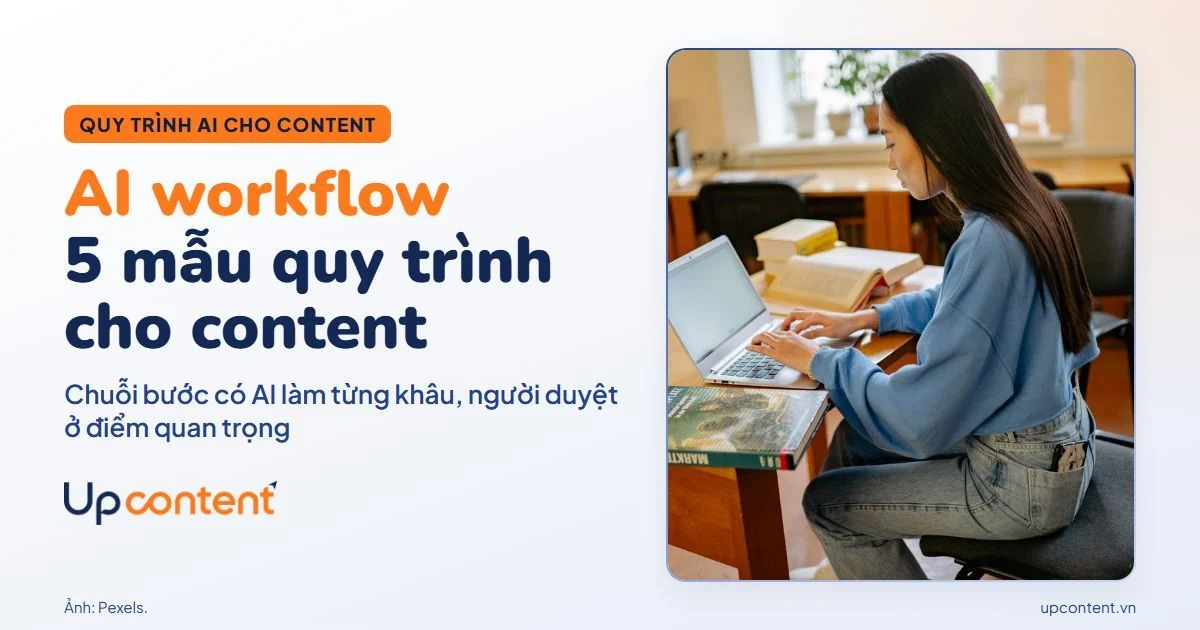 AI workflow: 5 mẫu quy trình AI cho content marketing của doanh nghiệp